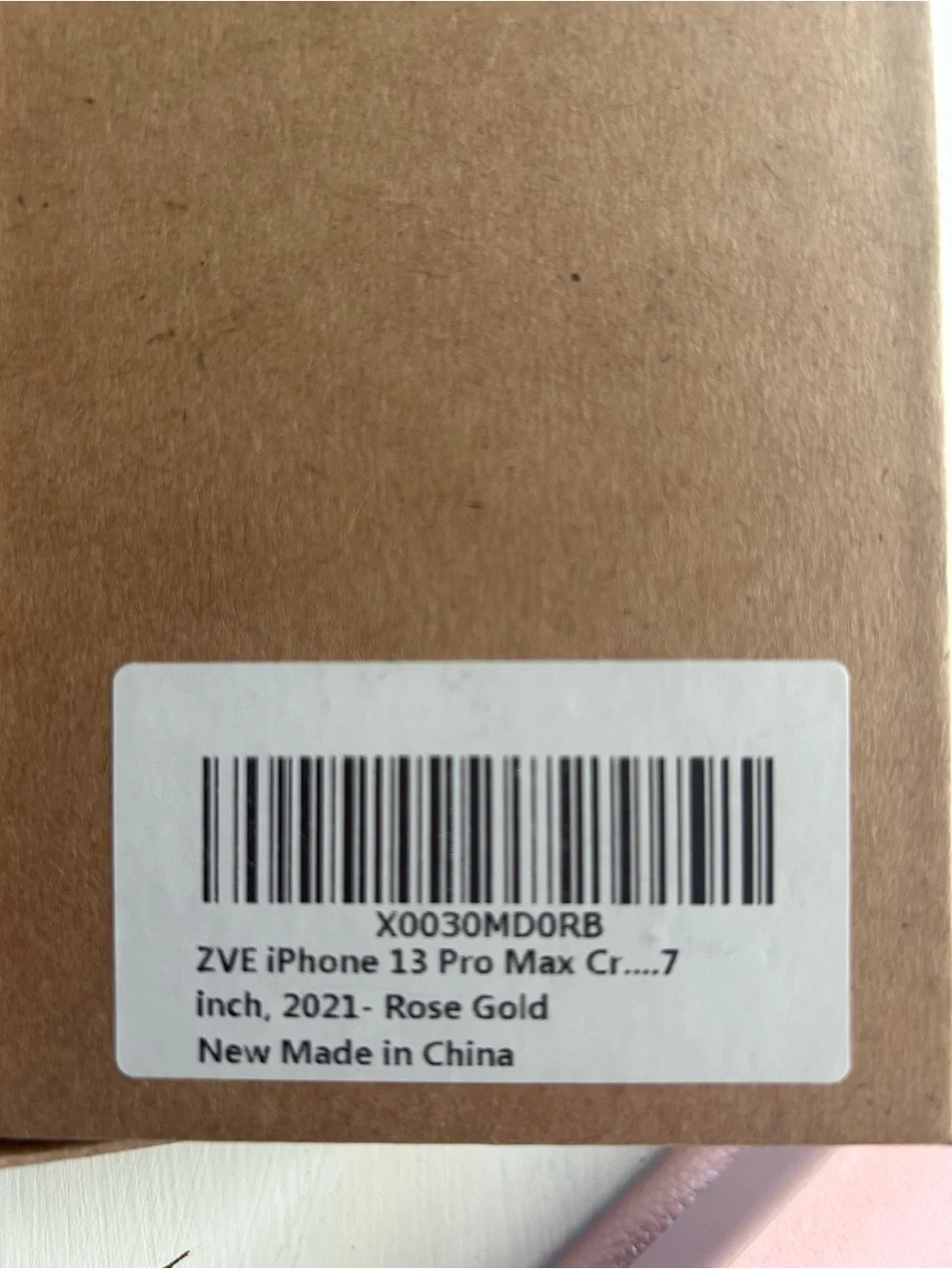 ZVE iPhone 13 ProMax case. New!